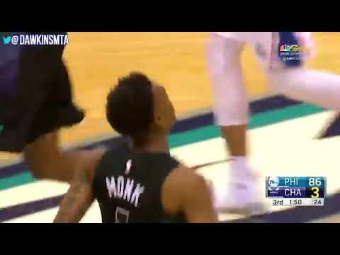 Malik Monk Full Highlights 2018.4.1 Hornets vs 76ers 16 Pts, 3 Asts, 2 Blks! | FreeDawkins