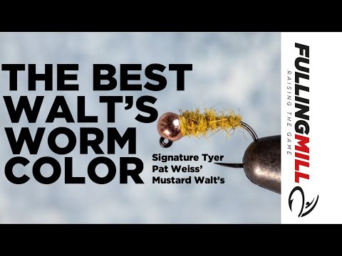 The Best Walt's Worm Color: Pat Weiss' Mustard Walt's