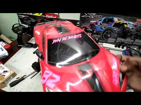 esp:21 Traxxas 4tech Stingray on 4s 5400kv motor ITS SO FAST!