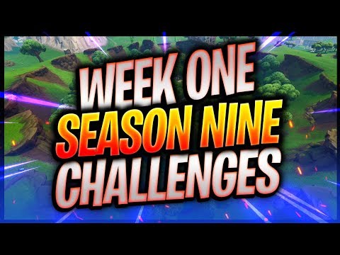 WEEK 1 CHALLENGES GUIDE - Sky Platforms, Slip Streams (Fortnite Battle Royale Season 9)