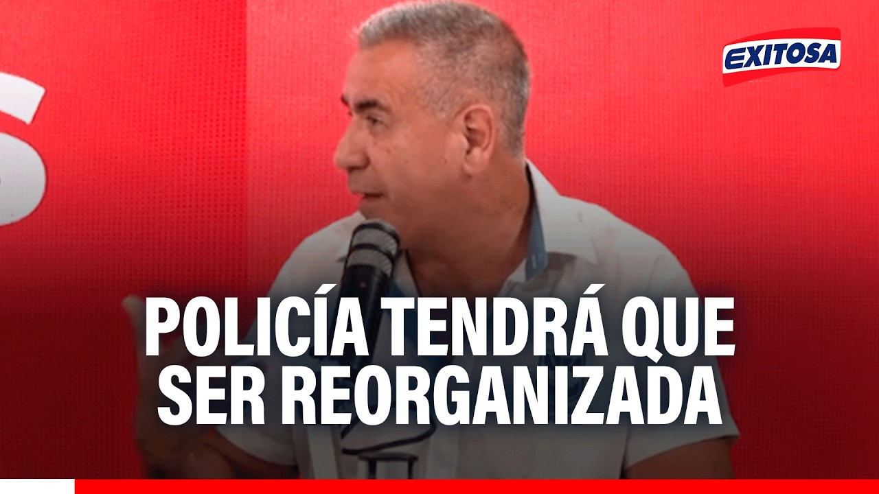 🔴🔵Wolfgang Grozo propone cambios drásticos en la Policía: “Se tiene que hacer una reorganización”