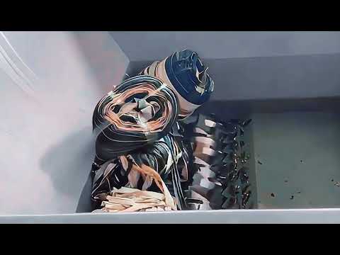 Industrial Textile Shredder for Fabric Waste | Pre-shipment Test