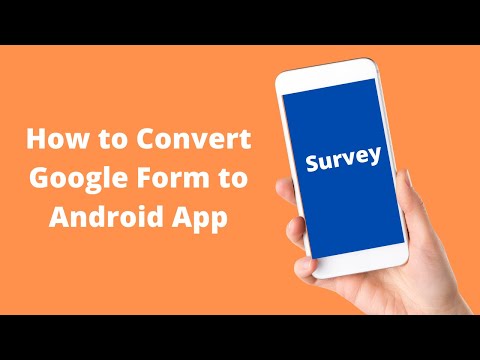 Part of a video titled How to Convert Google Form into an Android App using MIT App Inventor 2