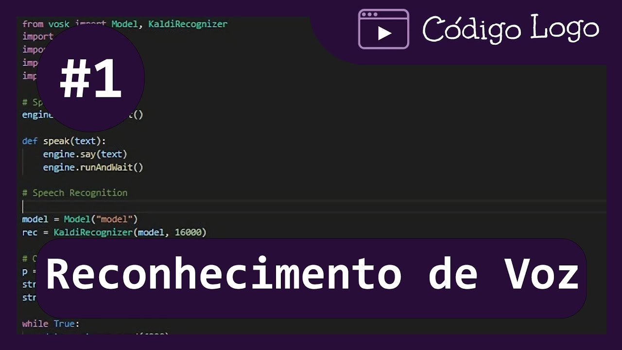 Como Criar O Seu Próprio Assistente Virtual com Python em 2021 - #1