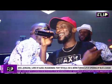 9ICE, JAHBLESS,  LORD OF AJASA, RUGGEDMAN, TONY TETUILA, ICE K, SERIKI TURNED UP AT OPENING OF BLVD