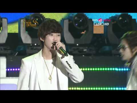 120119 B1A4 - Beautiful Target + O.K [Live -  KBSJoy The 21st Seoul Music Awards]
