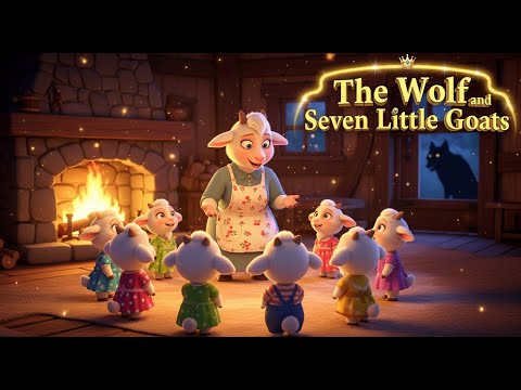 The Wolf and the Seven Little Goats - Classic Fairy Tale |Bedtime Story (Day 22 of 30)English Story