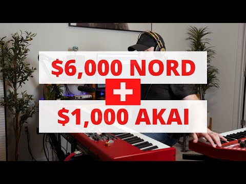 Recording the Nord Stage 4 into the Akai MPC Key 37 - AMAZING!