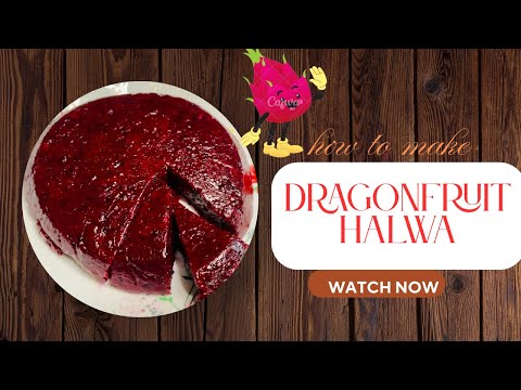 ഡ്രാഗോൺ fruit വെച്ച് ഒരു ഹൽവ ഉണ്ടാക്കിയാല്ലോ 😋😋
