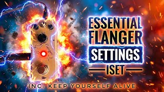Video thumbnail for Essential Flanger Pedal Settings - iSet Guitar Pedal Review - Inc Keep Yourself Alive by James Rundle