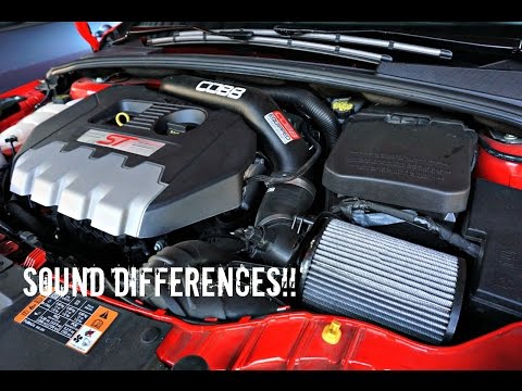 Focus ST Stock Filter vs Cobb HI Flo Filter vs Cobb Cold Air Intake!!