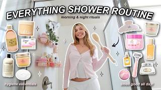 MY EVERYTHING SHOWER ROUTINE | favorite products for hair growth, soft skin, & smelling good all day
