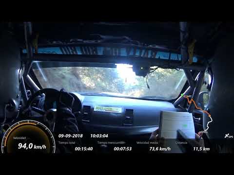 Rally Bio Bio, Coihueco 2018, PE2 J. Espinoza - M. Vargas, Mitsubishi Lancer RGT N3