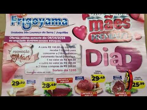 CONGESTIONAMENTO DE CARRINHOS NO DIA D DO SUPERMERCADO FRIGOYAMA 8 DE MAIO DE 2024.