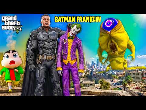 🔥 Franklin Becomes Batman! Can He Save Los Santos? 😱 GTA 5 Malayalam