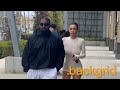 Bianca Censori Arrives At Cheesecake Factory With Husband Kanye West In Oxnard CA