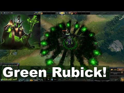 Green Rubick Look Dota 2