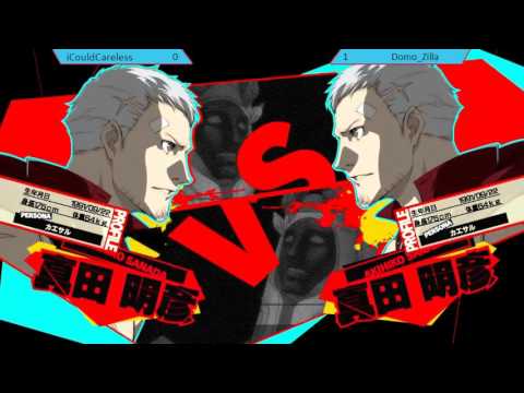 P4AU Netplay Tourney Winners Top 8 - iCouldCareless (Akihiko) vs DomoZilla (Akihiko)