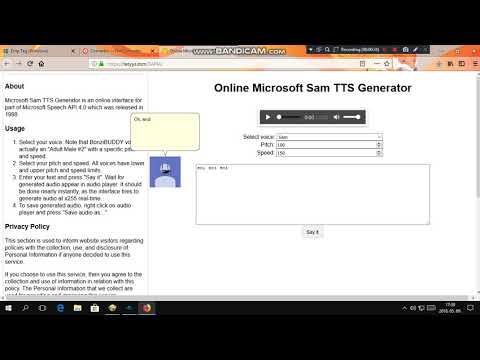 I Found A Cool Tts Generator Includes The Sapi4 Voices