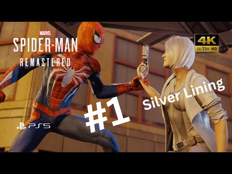 Marvel's Spider Man Remastered PS5 Silver Lining DLC gameplay walkthrough Part 1 | 4K #spiderman