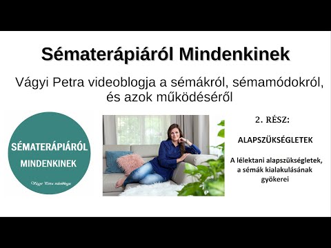 Alapszükségletek: Sématerápiás gondolkodási rendszer megismerése. 2. rész