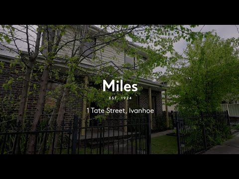 1 Tate Street, Ivanhoe, VIC 3079, 3部屋, 2バスルーム, House