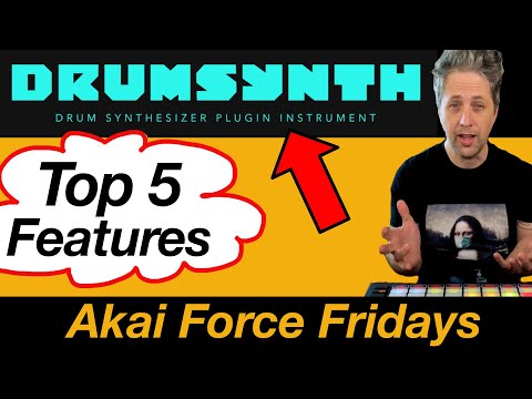 Akai Drum Synth - ✌️Top 5 Features! 🎉 (Akai Force Fridays)