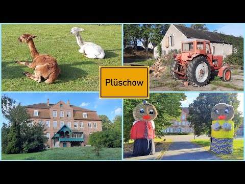 Plüschige Vierbeiner und ein echtes Schloss - Rundgang durch Plüschow (2023)