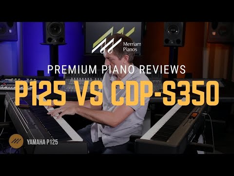 🎹Yamaha P125 vs Casio CDP-S350 Digital Piano Review, Comparison, & Demo🎹