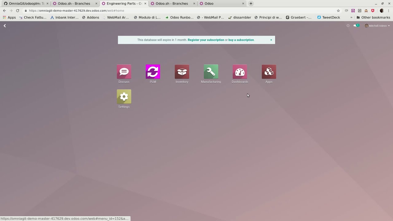 install odooPLM odoo.sh with submodule