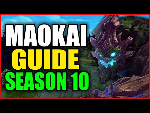 How to Play MAOKAI for BEGINNERS (Best Build, Runes, Season 10) S10 Maokai Gameplay Guide