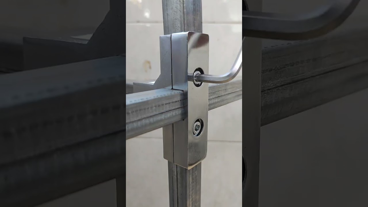 Stainless steel square pipe connectors that do not require welding Receive parts Good tools