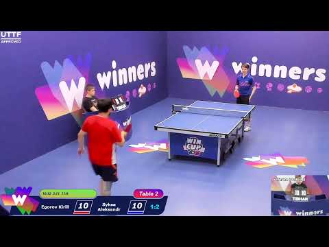WINners CUP table 2  15.09  Egorov Kirill - Syksa Aleksandr 14:00