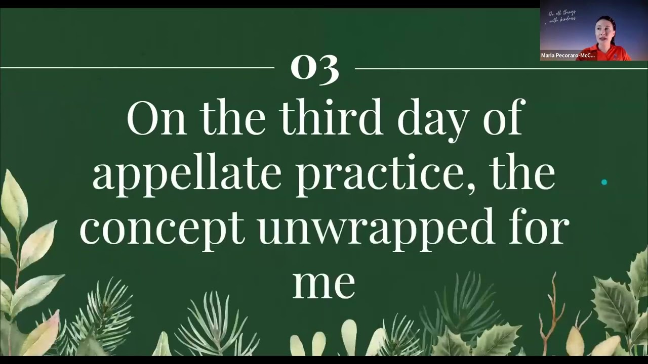 December 2024: Appellate Practice - Yule Love It