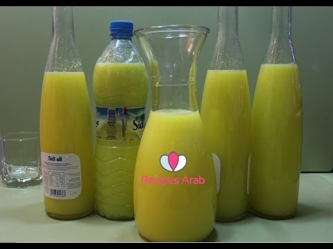 عصير الليمون اقتصادي بكمية كبيرة خمس لترات سهل ولذيذ احسن عصير لشهر رمضان