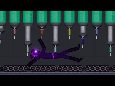 Torture Factory vs Giant Purple Monster in People Playground