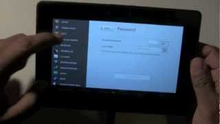 Blackberry Playbook: Setting a Password​​​ | H2TechVideos​​​