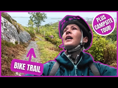 Trying some MTB TRAILS & Laxdale Holiday Park Tour in Stornoway | Outer Hebrides (S4 Pt31) | VLOG 50