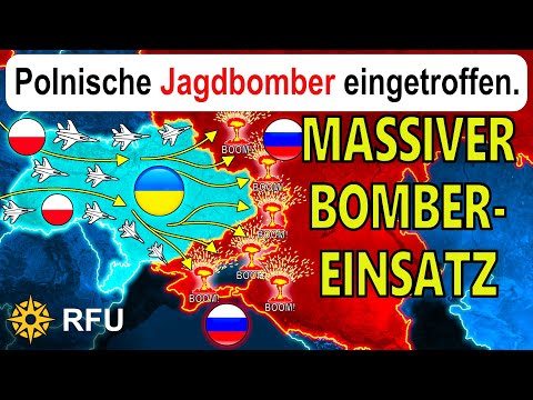 04.01.26: Ukraine bombardiert russische Truppen mit polnischen Jagdbombern