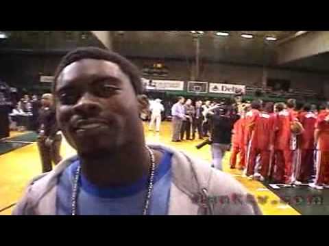 Before the McDonald Slam Dunk Contest 2003 with LeBron James on dunktv