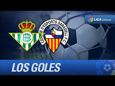 Todos los goles de Real Betis (2-0) CE Sabadell