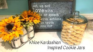 HOW I STACK MY COOKIES // DIY // KHOLE KARDASHIAN INSPIRED COOKIE JARS