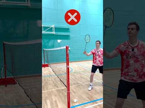 Badminton brush net kill