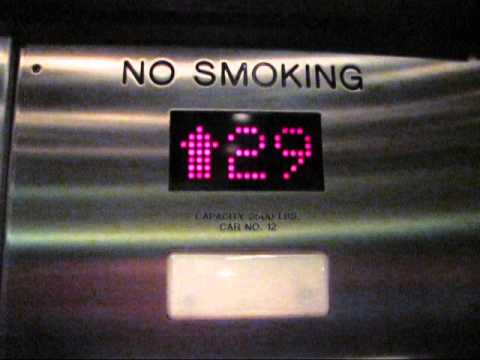 Otis Traction Elevators at the Marriott on Magnificent Mile, Chicago, IL (29-46)