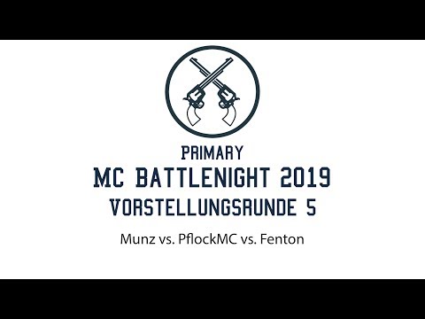 Vorstellungsrunde 5 Munz vs. Pflock MC vs. Fenton - Primary MC Battlenight 2019
