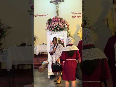 Virgen de la Candelaria del Socorro de Huanchaco avanzando a la ciudad de Trujillo