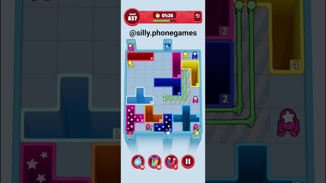 Drop Away Level 837 Walkthrough Solution