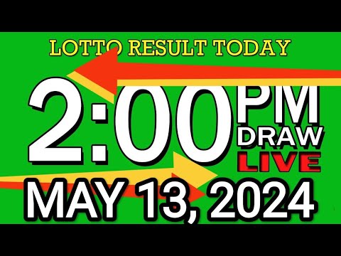 LIVE 2PM LOTTO RESULT TODAY MAY 13, 2024 #2D3DLotto #2pmlottoresultmay13,2024 #swer3result