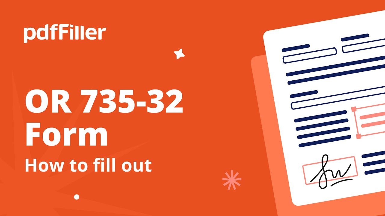 Effortlessly Fill Out OR 735-32 Form Online: Step-by-Step Guide