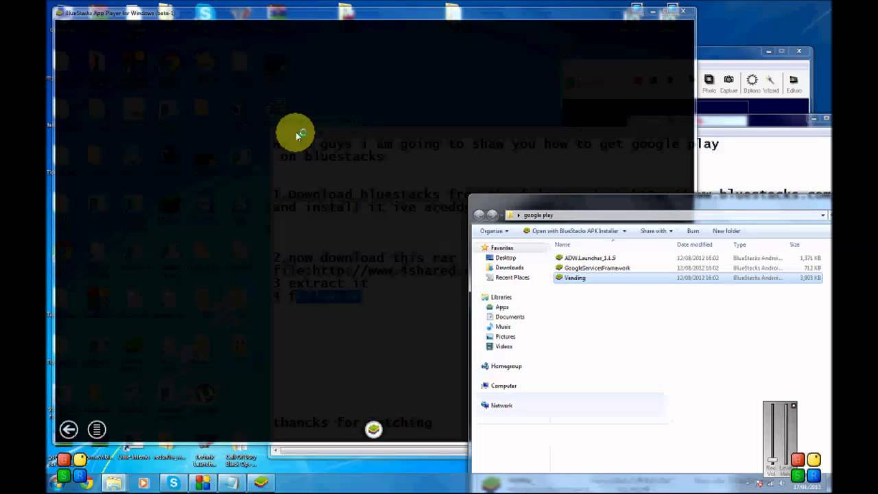how to get google play on bluestacks